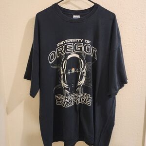 Gildan Black Oregon Rose Bowl Champions Tee 2012